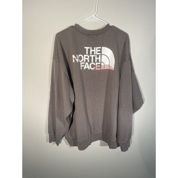 The North Face Coordinates Crewneck Sweatshirt - Heater Gray Men’s 2XL - Picture 1 of 9